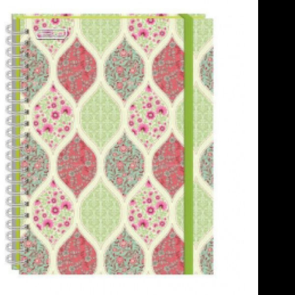 LIBRETA APUNTES A6 FLORAL PRINTAFORM RAYA ESP. 100H. C12